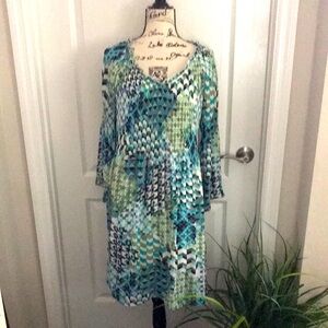 Minty Multicolor Patterned Dress. NW0T